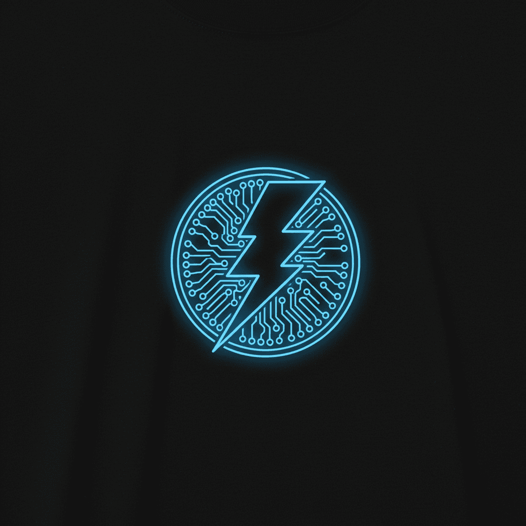 AI Breaking Wire Logo Tee